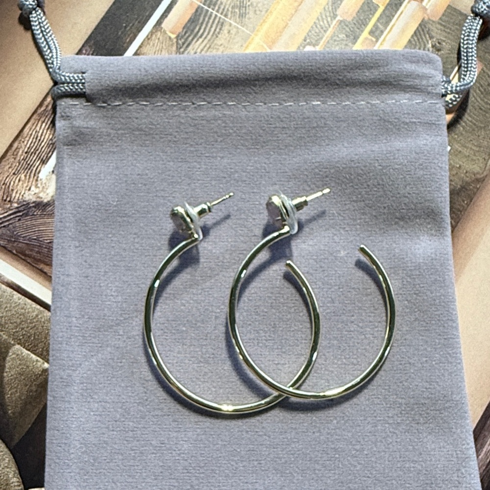 Kendra Scott Color Bar Emilie Gold Amethyst Hoop Earrings